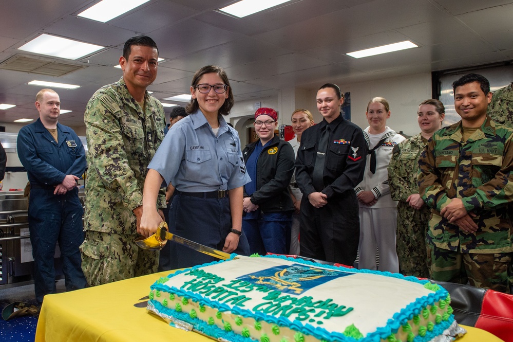 Boxer Celebrates 125th Hospital Corpsman Birthday