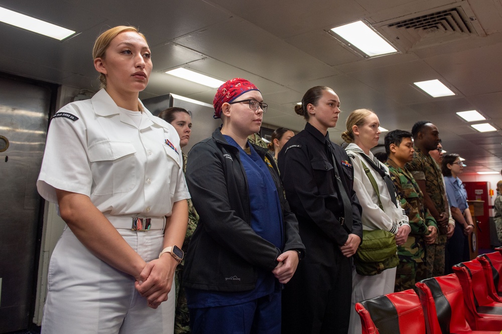 Boxer Celebrates 125th Hospital Corpsman Birthday