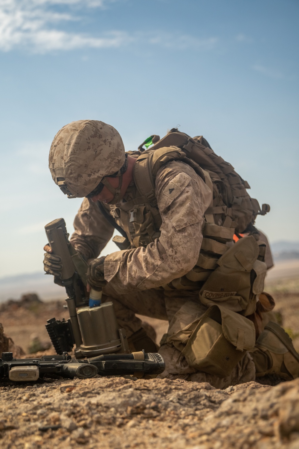 4-23: Bravo Co. 1st Battalion 23D Marines execute Range 400