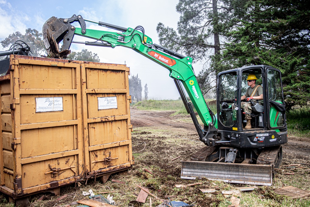 Oklahoma Army National Guard engineers renovate Camp Kilohana