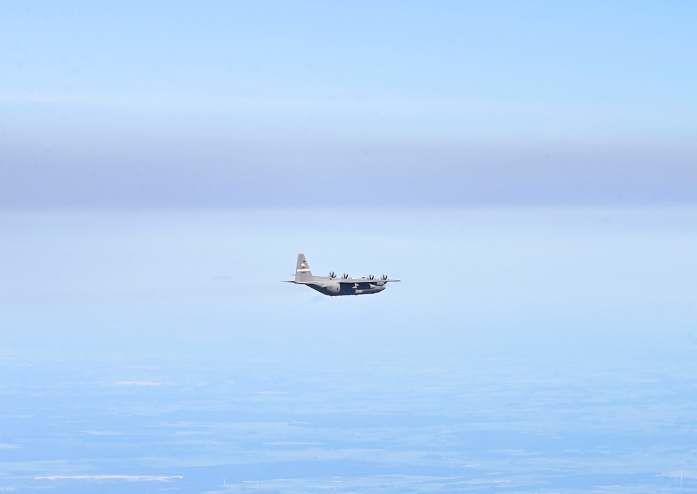 Georgia and Illinois Air National Guard fly a mission to Lithuania during exercise AIr Defender 2023