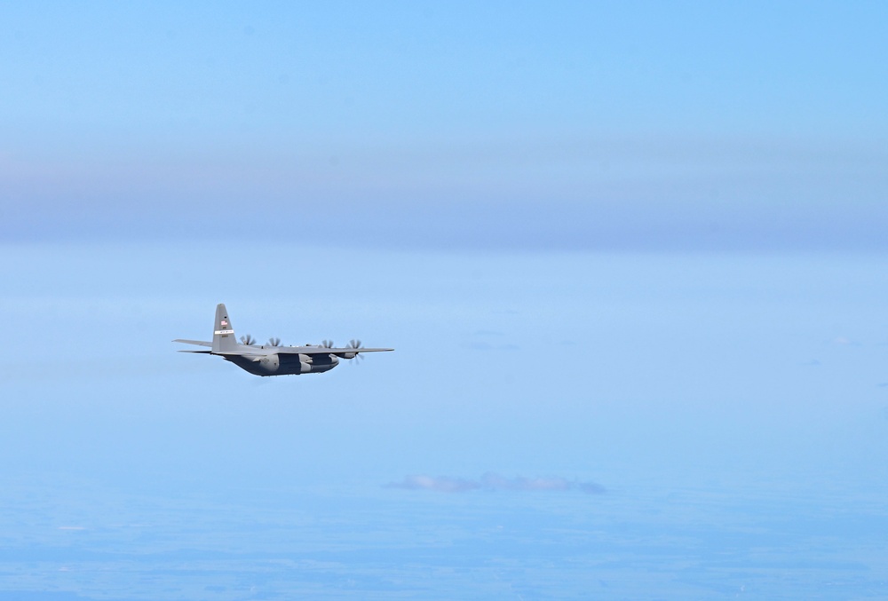 Georgia and Illinois Air National Guard fly a mission to Lithuania during exercise AIr Defender 2023