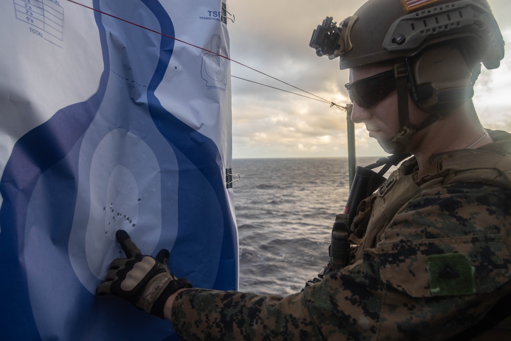 BLT 2/1 Live-Fire Drills on the USS America