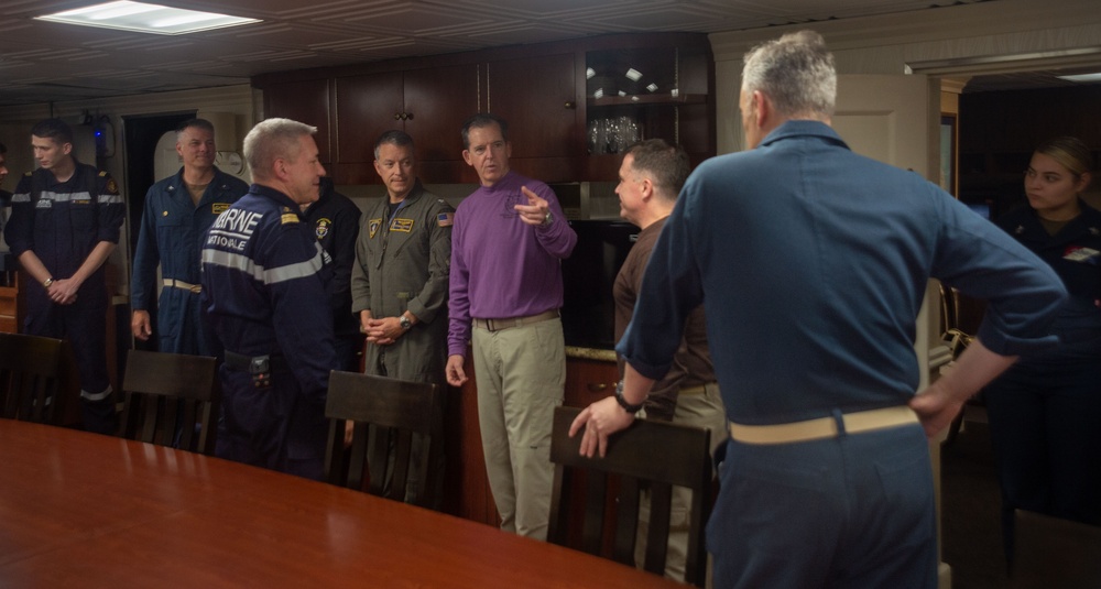 Carrier Strike Group 5 Hosts French Liaison Officers