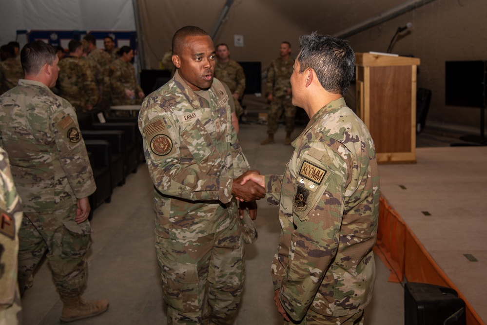 378th ECS holds assumption of command ceremony