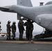 Midshipmen Aboard the USS America, MV-22B Osprey Flyover