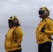 Midshipmen Aboard the USS America, MV-22B Osprey Flyover