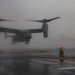 Midshipmen Aboard the USS America, MV-22B Osprey Flyover