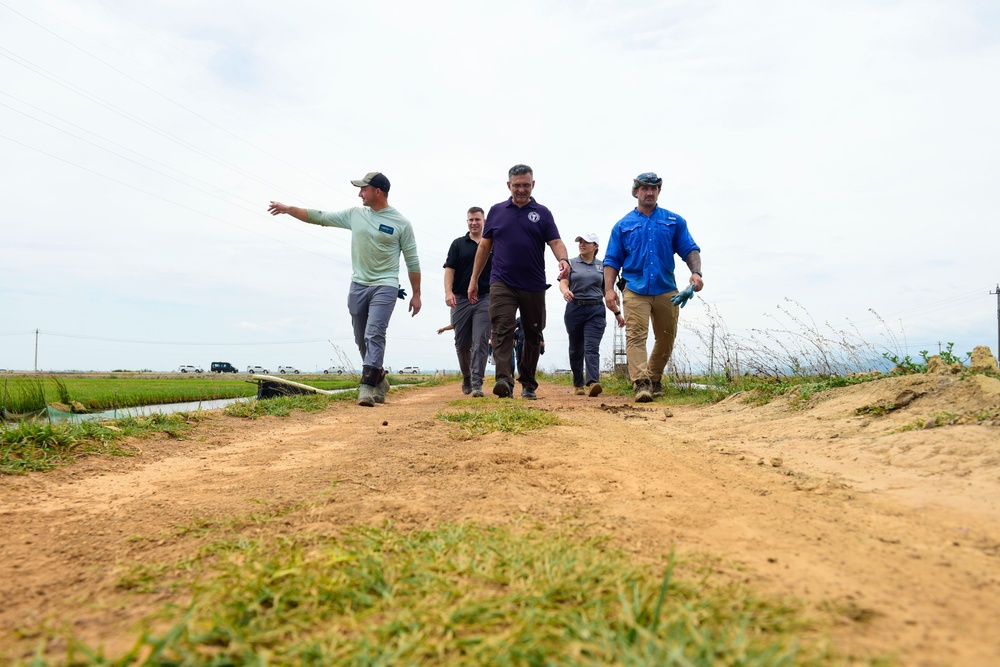 DPAA leadership visits Vietnam recovery site