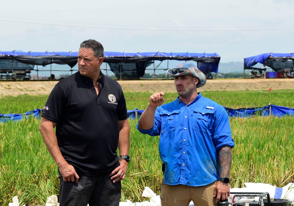 DPAA leadership visits Vietnam recovery site