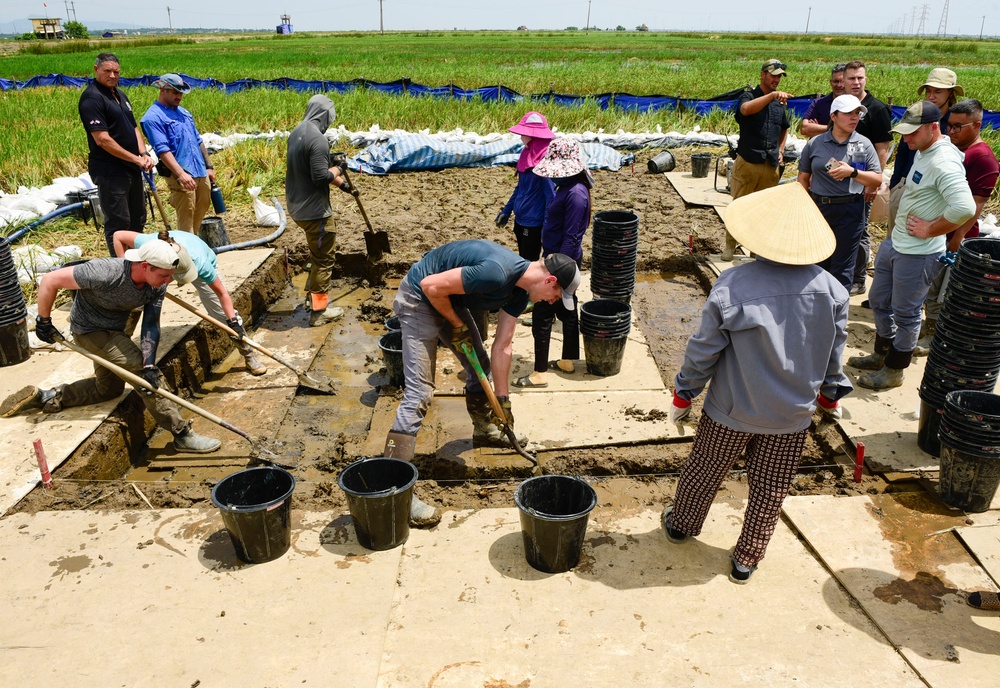 DPAA leadership visits Vietnam recovery site