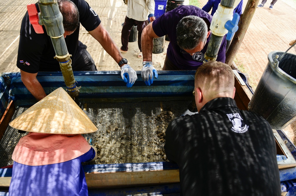 DPAA leadership visits Vietnam recovery site