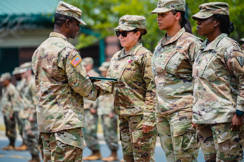 Numerous soldiers received awards as a testament to their hard work, commitment, and excellence.
