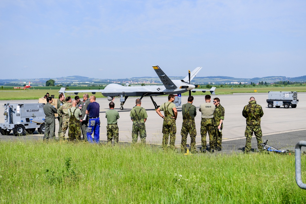 147th Attack Wing MQ-Reaper completes first ACE movement in Europe