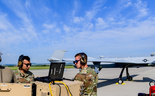 147th Attack Wing MQ-Reaper completes first ACE movement in Europe