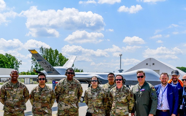 147th Attack Wing MQ-Reaper completes first ACE movement in Europe