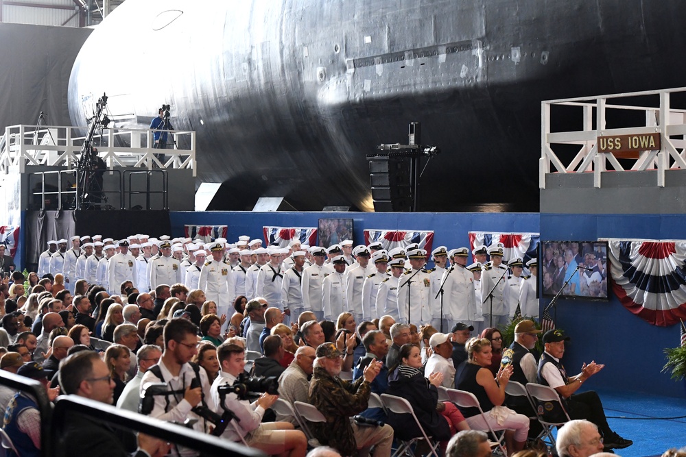 USS Iowa (SSN 797) Christening