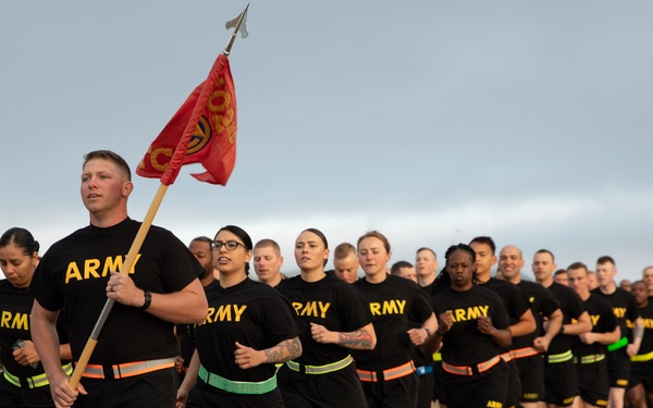 Army Reserve Soldiers at Fort Hunter Liggett celebrate the Army’s 248th birthday.