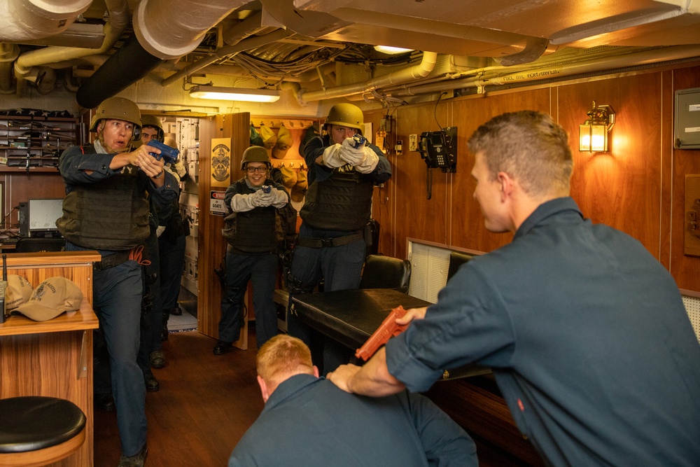 New Sailors Onboard USS Oscar Austin Complete The &quot;Crucible&quot; event