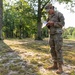 Army Reserve 1st Lt. Jessica Romero checks her map