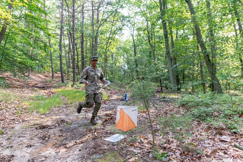 Army Reserve Capt. Kevin Tirado finds his point