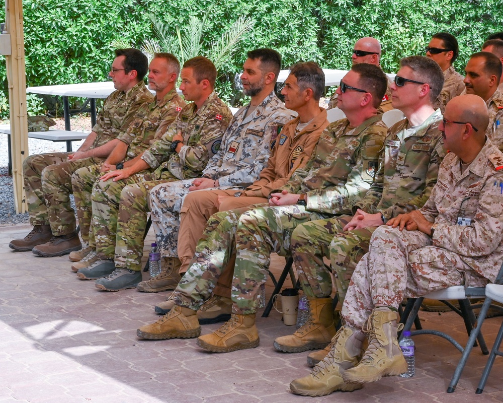 386th AEW Leadership Attend Canadian Change of Command