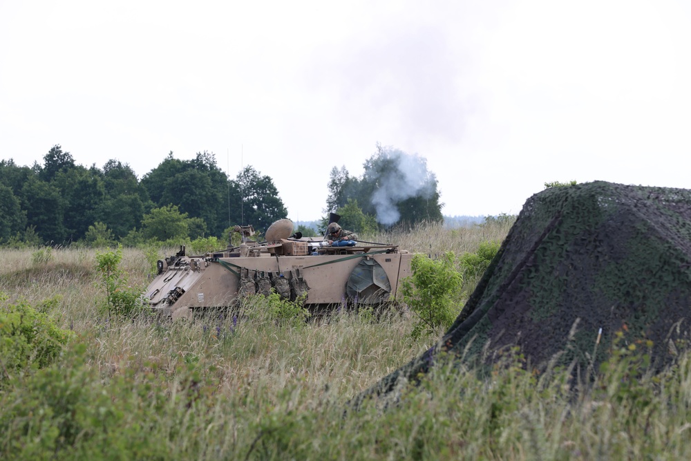 1st Cavalry Division’s 2nd Armored Brigade Conducts Live-Fire Exercise