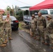 USACE District Commander joins 797 Engineering Company on RISEUP temporary roof construction