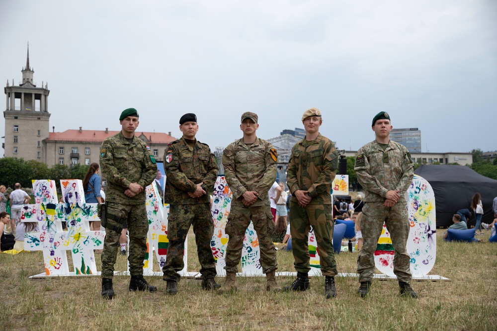 4th Infantry Division, NATO allies showcase military capabilities and equipment during Lithuania NATO Festival