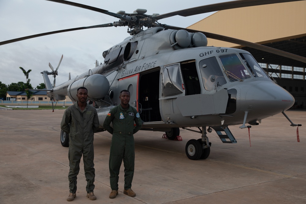 U.S. service members and Ghana Armed Forces train in marksmanship