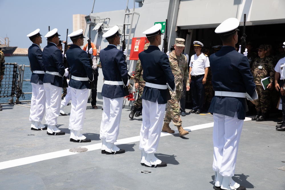 Naval port visit morocco