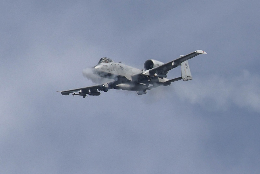 107th A-10s Train in Latvia