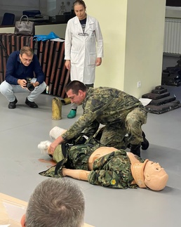 Tennessee National Guard collaborates with the Bulgarian Medical Military Academy during Thracian Sentry 23