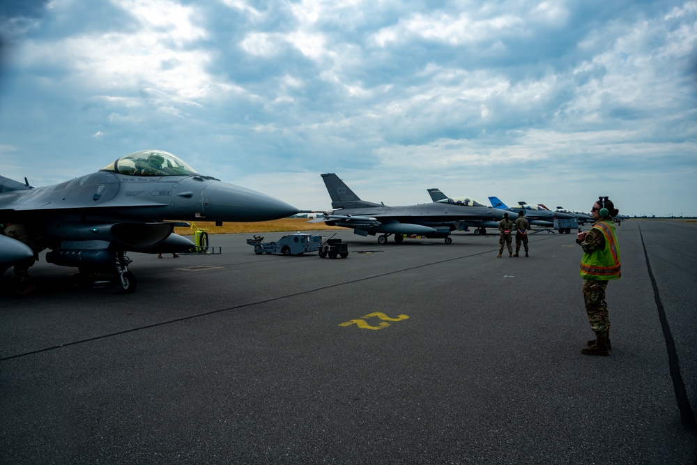 140WG F-16 Fighting Falcons take active role in AD23