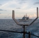 USS Ronald Reagan (CVN 76) conducts fueling-at-sea with USS Antietam (CG 54)