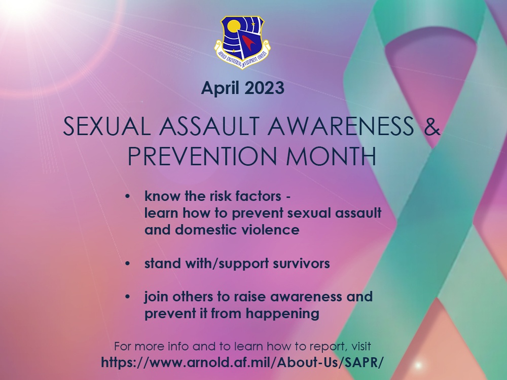 Sexual Assault Awareness and Prevention Month April 2023