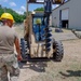 215th EN Co Supports Camp Santiago by Building Fences