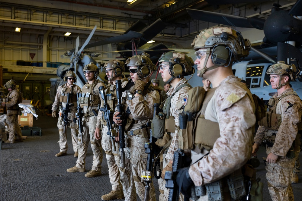 Rifle and Pistol Deck Shoot on the USS America