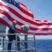 USS Shiloh Sails in Formation