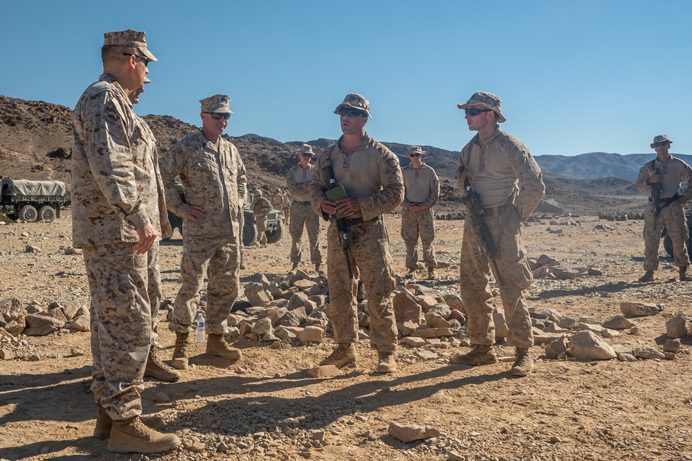 ITX 4-23: 4TH MARDIV Commanding General takes a visit