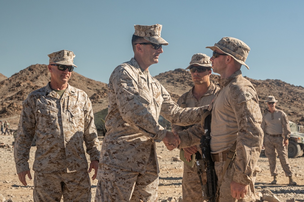 ITX 4-23: 4TH MARDIV Commanding General takes a visit