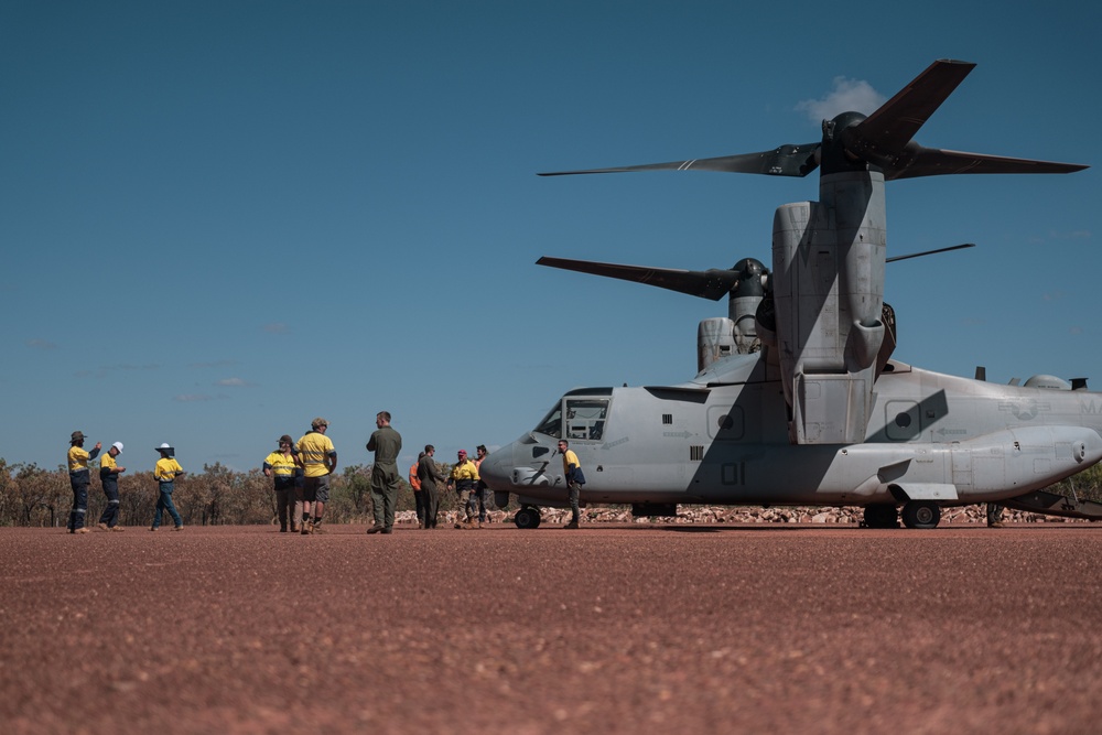 MRF-D Marines conduct site survey at BFTA