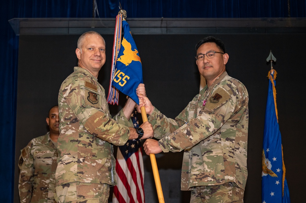 694 ISS Change of Command