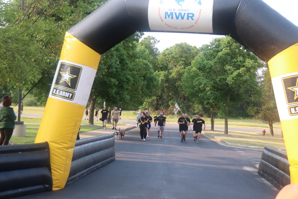 Commander's Run/Walk part of Fort McCoy's 2023 celebration of Army's 248th birthday