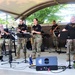 204th Army Band in action at Fort McCoy's 2023 Army Birthday Celebration