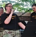 204th Army Band in action at Fort McCoy's 2023 Army Birthday Celebration