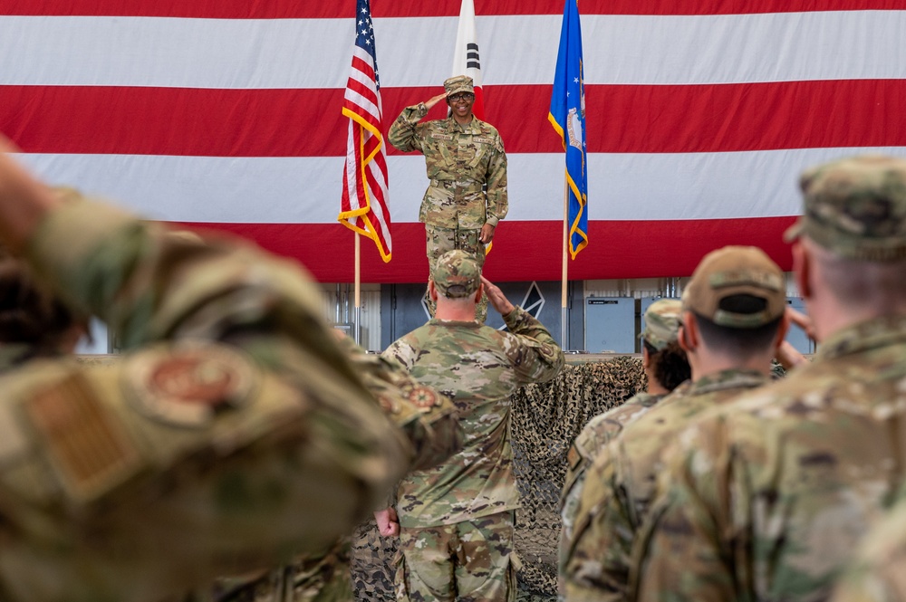 8th Medical Group guidon passes to new commander