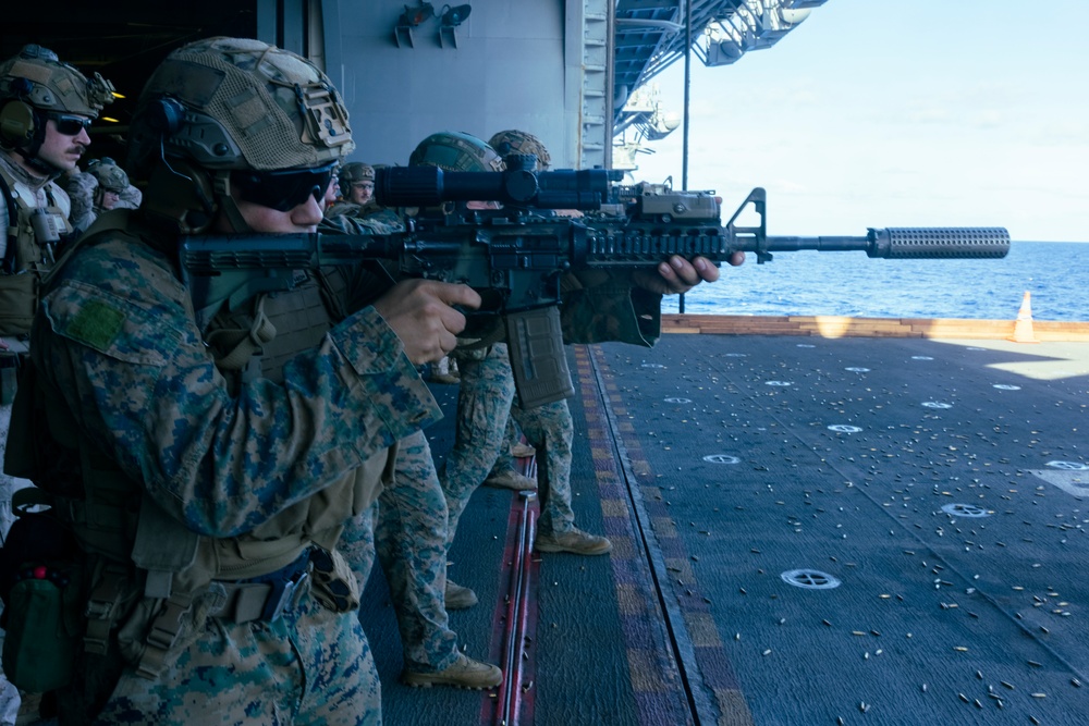 Deck Shoot Aboard USS America