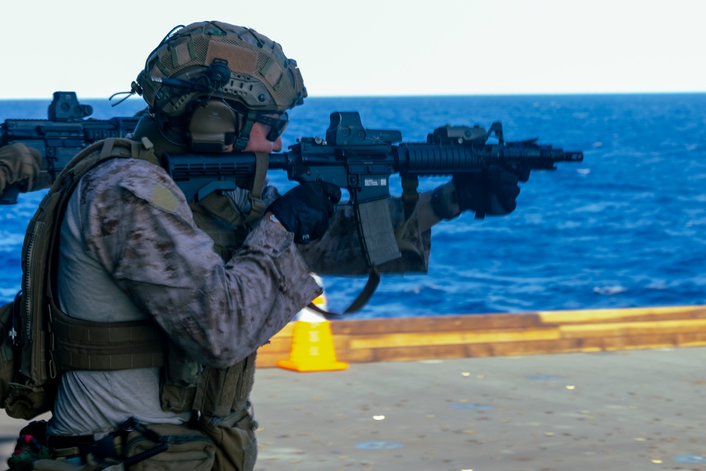 Deck Shoot Aboard USS America