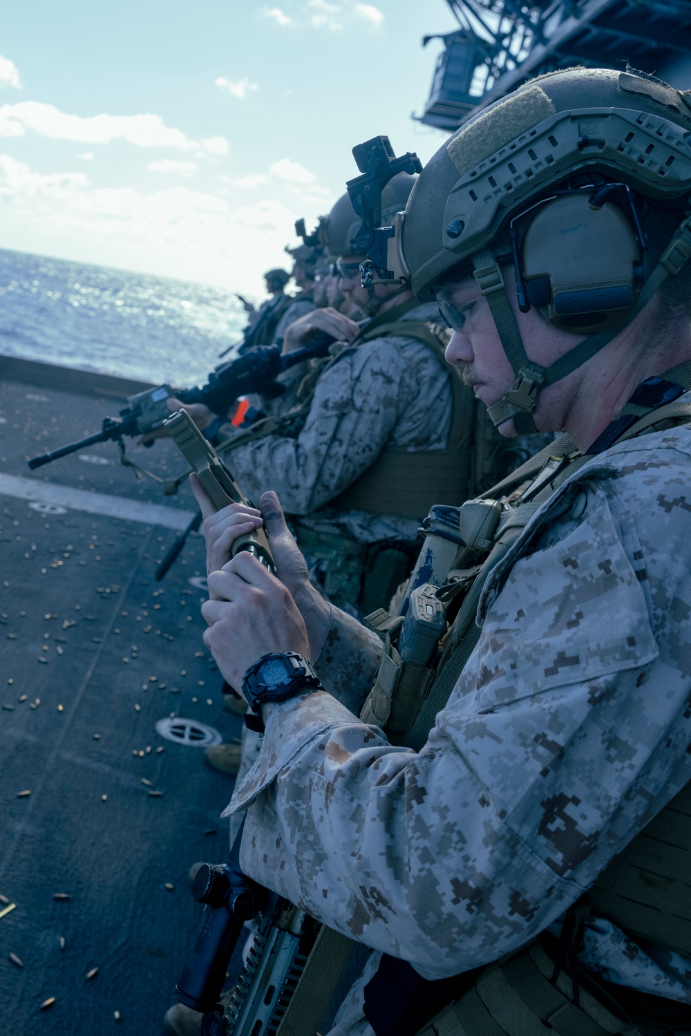 Deck Shoot Aboard USS America